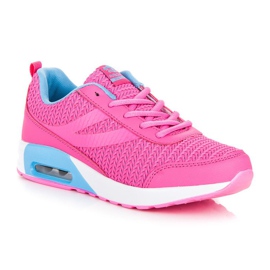 Ax Boxing Chaussures de sport à la mode rose 1