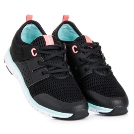 Ax Boxing Chaussures de sport légères le noir bleu rose 1