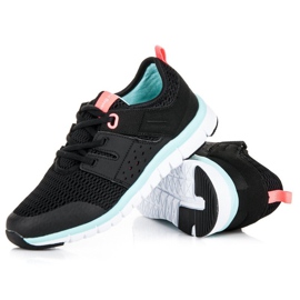 Ax Boxing Chaussures de sport légères le noir bleu rose 2
