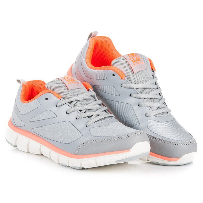 Ax Boxing Chaussures de sport classiques orange gris 2