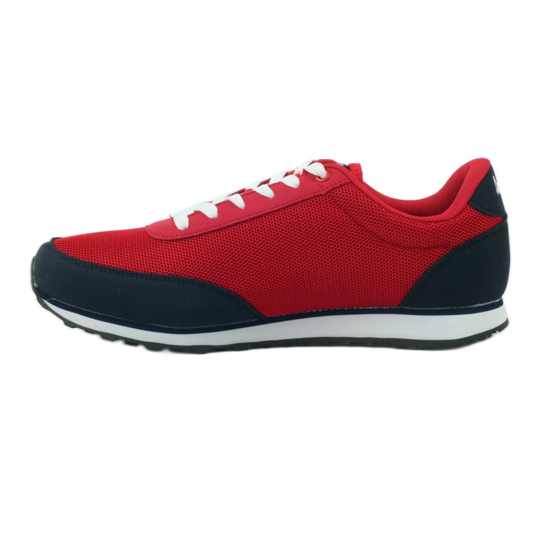 American Club Chaussures de sport nouées rouges américaines pour hommes bleu marin 2