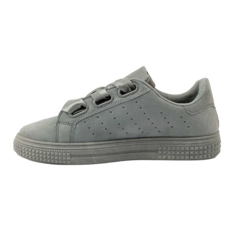 McKey Creepers Sports Chaussures à égalité avec un ruban gris 2 McKey Creepers Sports Chaussures à égalité avec un ruban gris 2