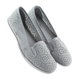 Slipony lacet gris MN70 gris 1 Slipony lacet gris MN70 gris 1