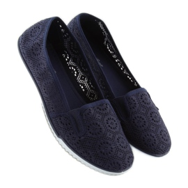 Culotte dentelle bleu marine MN70 D.BLUE 1