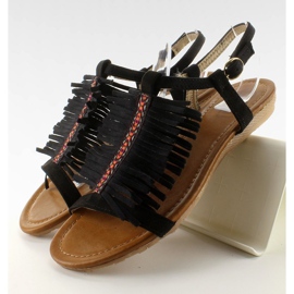 Sandales style indien k1626301 Nègre le noir 1