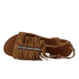 Sandales style indien k1626301 Camel brun 3