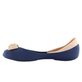 NAVY / D.BEIGE ballerines mélisse bleu marine 2