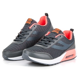 Ax Boxing Chaussures de sport à la mode gris rose 2