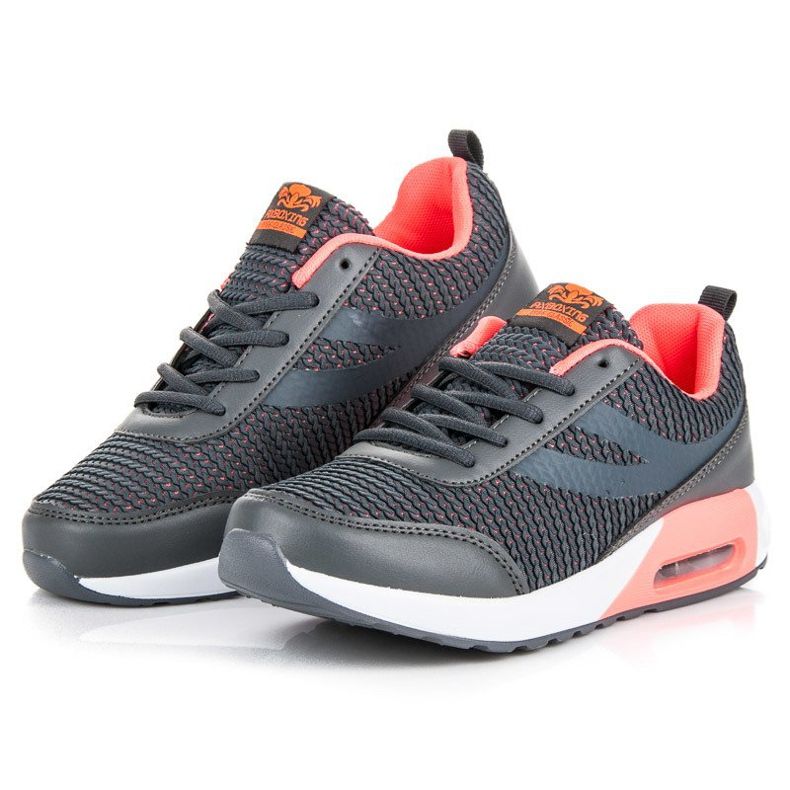 Ax Boxing Chaussures de sport à la mode gris rose 2