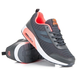 Ax Boxing Chaussures de sport à la mode gris rose 1