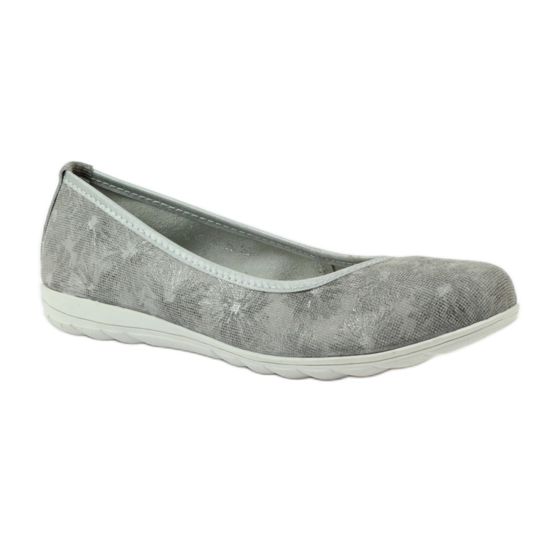 Ballerines femme en cuir Filippo 023 gris 1 Ballerines femme en cuir Filippo 023 gris 1