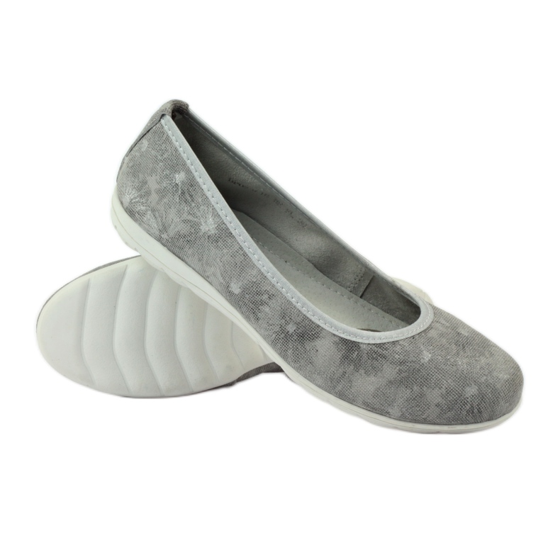 Ballerines femme en cuir Filippo 023 gris 3 Ballerines femme en cuir Filippo 023 gris 3