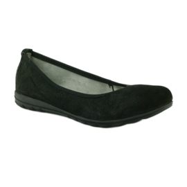 Ballerines femme en cuir Filippo 024 noir 1