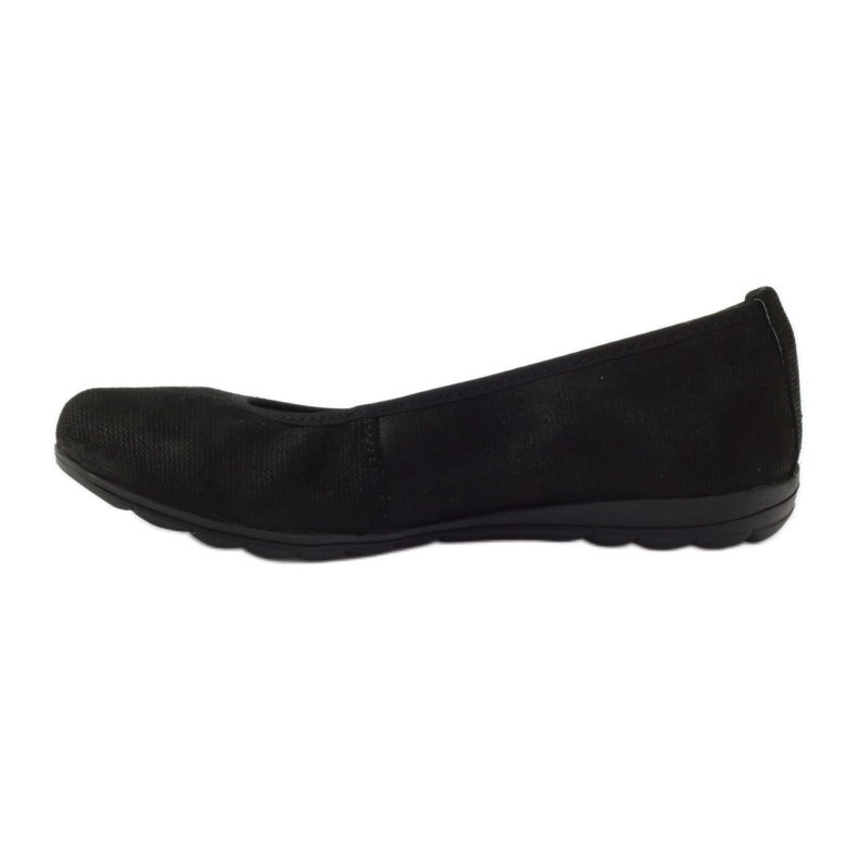 Ballerines femme en cuir Filippo 024 noir 2