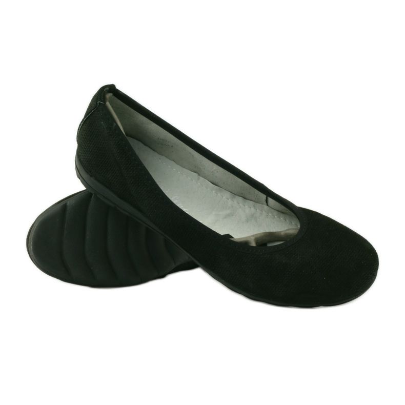 Ballerines femme en cuir Filippo 024 le noir 3