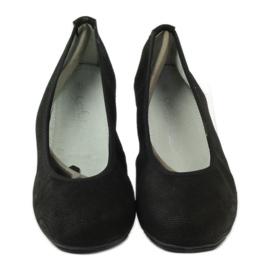 Ballerines femme en cuir Filippo 024 le noir 4