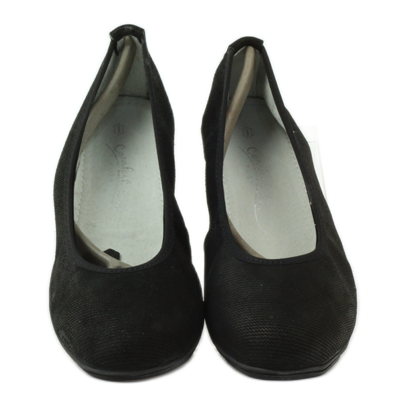 Ballerines femme en cuir Filippo 024 le noir 4