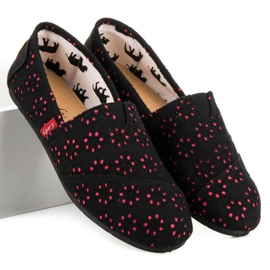 L. Day Espadrilles à enfiler le noir 2