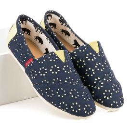 L. Day Espadrilles à enfiler bleu 3