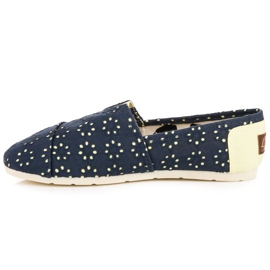 L. Day Espadrilles à enfiler bleu 5
