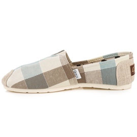 L. Day Espadrilles à carreaux confortables multicolore 4
