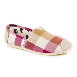 L. Day Espadrilles à carreaux confortables multicolore 2