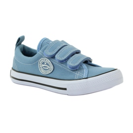 American Club Baskets velcro bleues américaines 1
