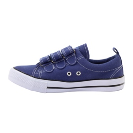 American Club Baskets Velcro américaines bleu marin 2