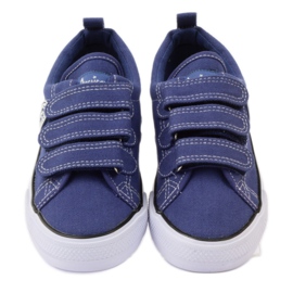 American Club Baskets Velcro américaines bleu marine 4