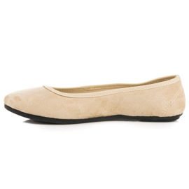 Ballerines confortables en daim brun 4