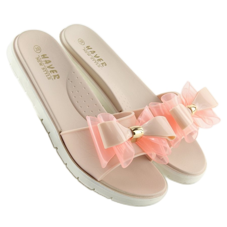 Chaussons meliski beige KM118 D.BEIGE 2