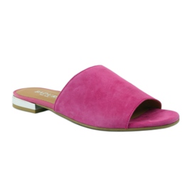 Babouches élégantes Badura 5155 fuchsia rose 1