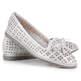Sergio Todzi Mocassins ajourés gris 2