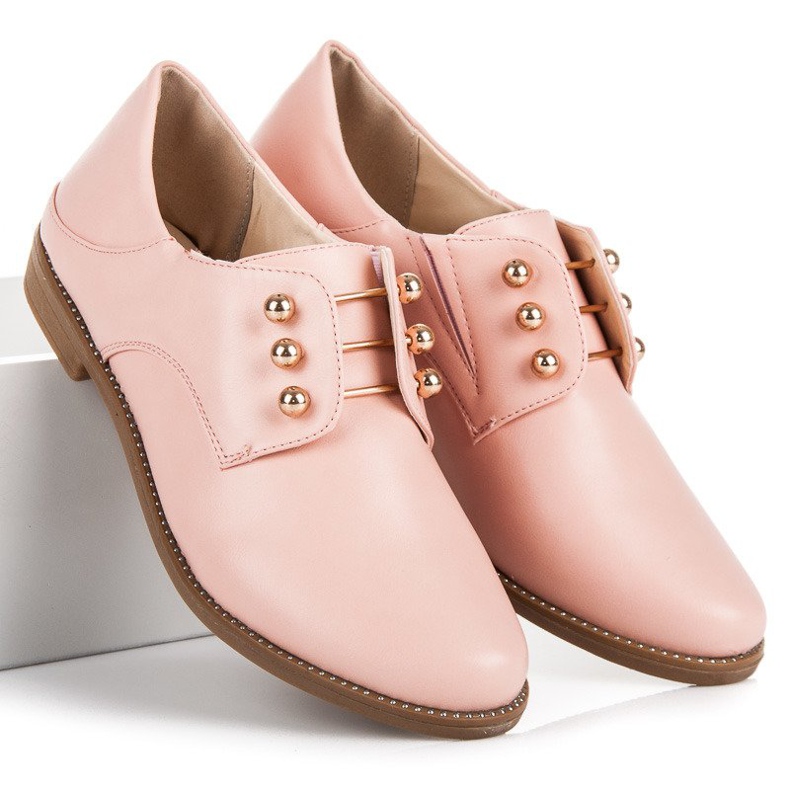 Anesia Paris Chaussures à enfiler élégantes rose 2