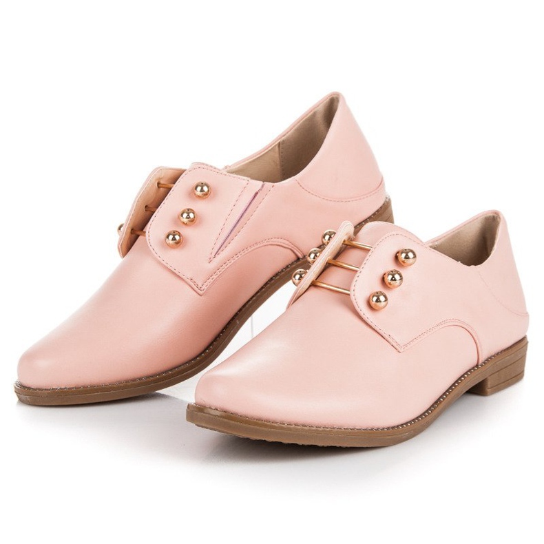 Anesia Paris Chaussures à enfiler élégantes rose 1