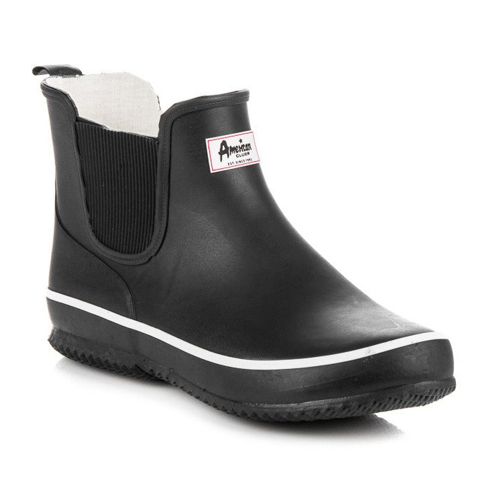 American Club Bottes de pluie américaines noires 1
