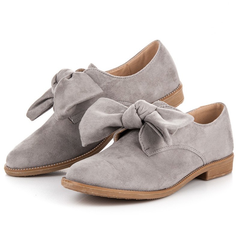 Bestelle Chaussures en daim à enfiler gris 2