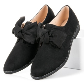 Bestelle Chaussures en daim à enfiler le noir 3