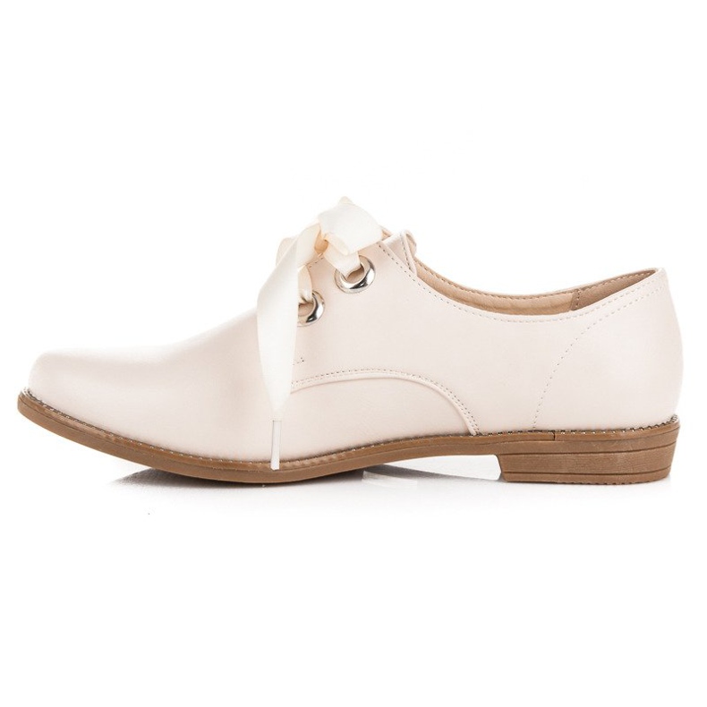 Anesia Paris Chaussures à ruban noir brun 1