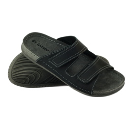 Tongs à fermeture velcro Inblu TH06 le noir 3