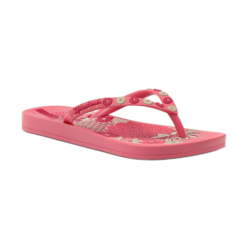 Tongs à fleurs Ipanema 82387 rose 1