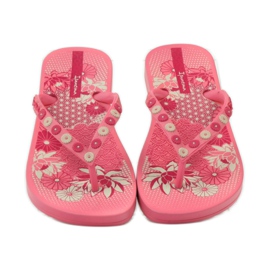 Tongs à fleurs Ipanema 82387 rose 4