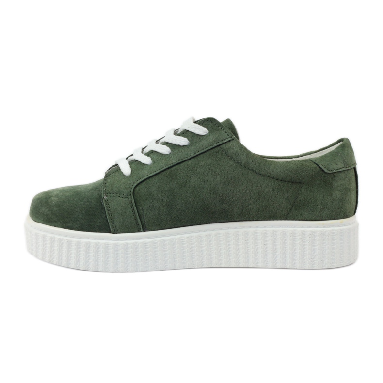 Chaussures Creepers en cuir Filippo 036 vert 2 Chaussures Creepers en cuir Filippo 036 vert 2