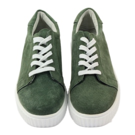Chaussures Creepers en cuir Filippo 036 vert 4 Chaussures Creepers en cuir Filippo 036 vert 4