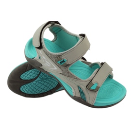 Sandales pour femmes bas en EVA léger gris DK multicolore 3