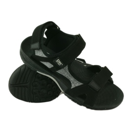 Sandales velcro light EVA DK fond noir gris 3