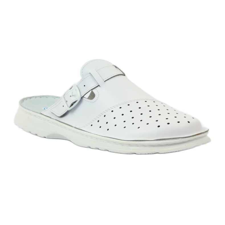 Sandales blanches médicales orthopédiques 1