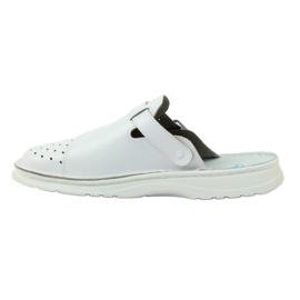 Sandales blanches médicales orthopédiques 2