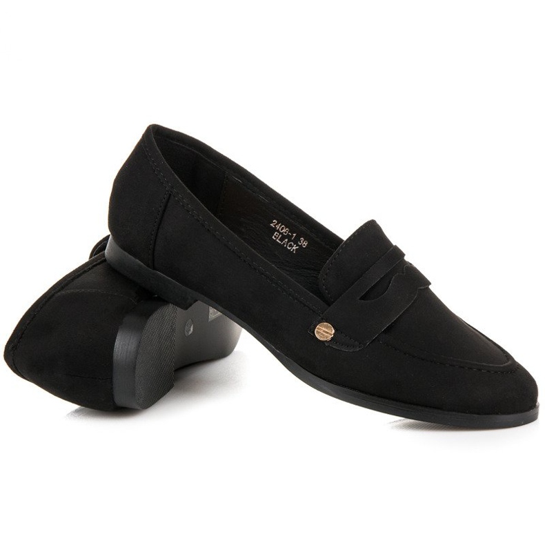 Sweet Shoes Mocassins à enfiler noirs 1