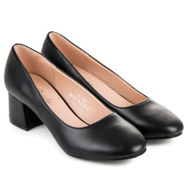 Renda Escarpins noirs à petits talons le noir 1